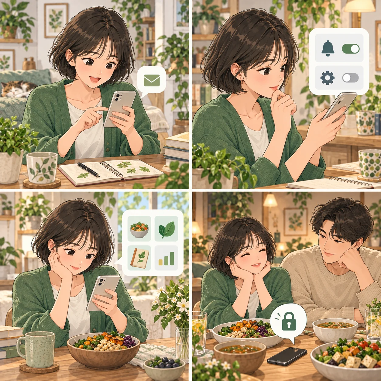 이메일과 알림, 무엇을 확인하나요? 첫 장면