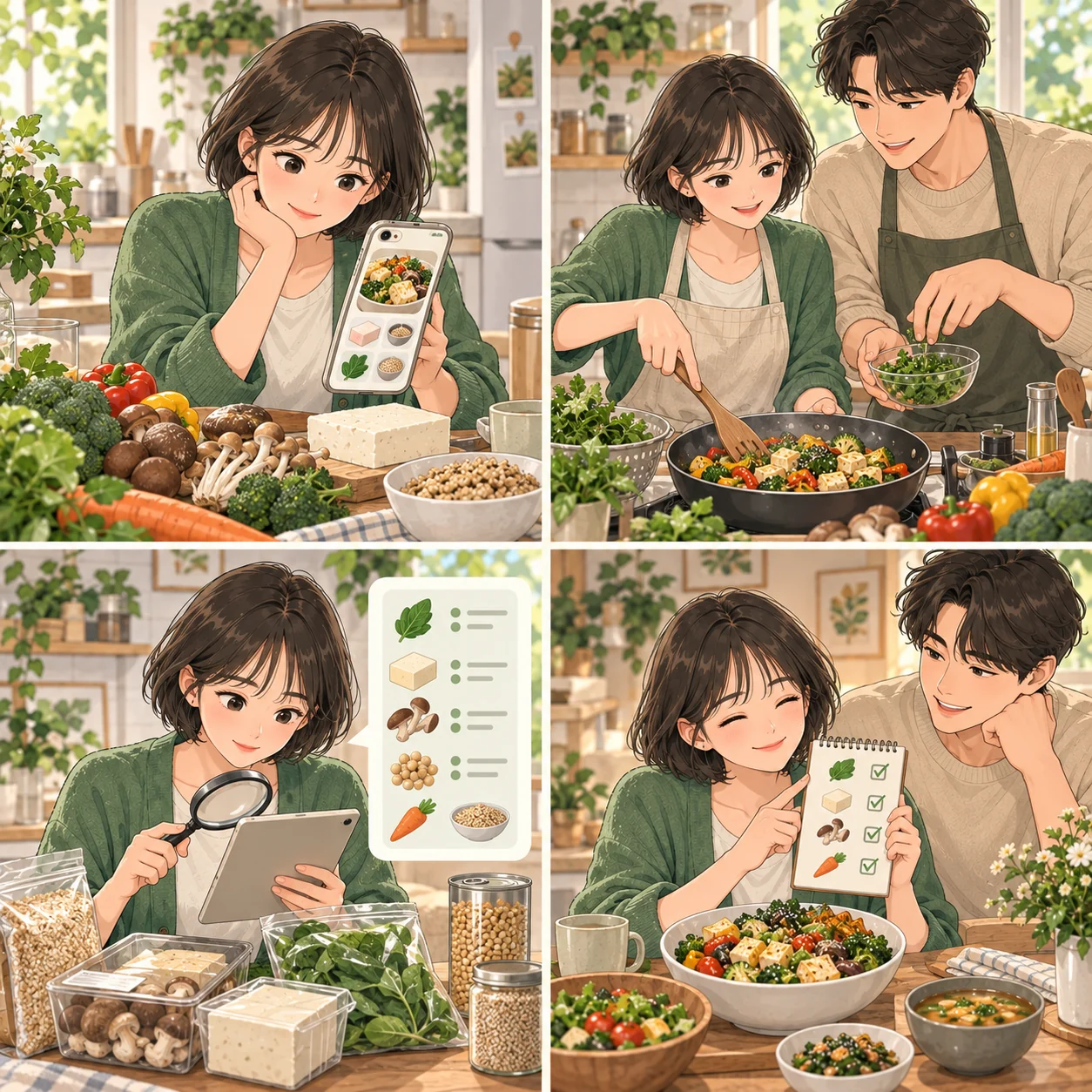 맞춤 레시피에서 오늘의 한 끼까지 첫 장면